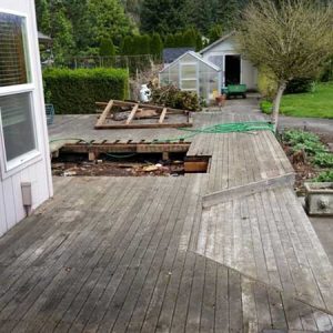 before after pictures deck general contractor windows master roofing vancouver wa